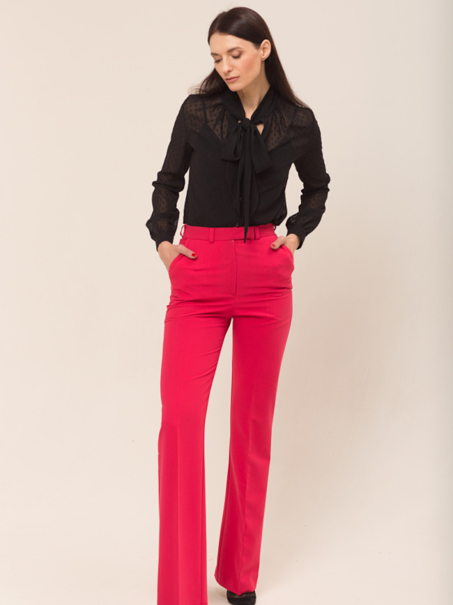 Пошив блузки, брюк и шелкового топа.